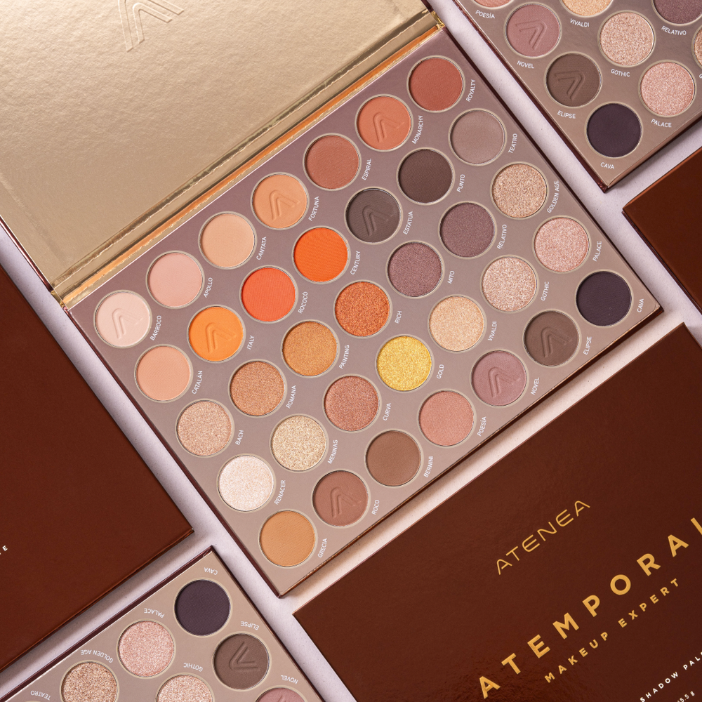 PALETA DE SOMBRAS ATEMPORAL MAKEUP EXPERT | ATENEA