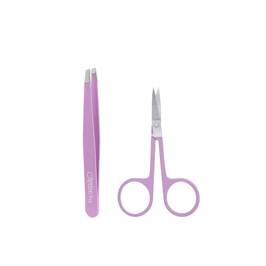 ELB2-PURPLE Kit de depilación y recorte de cejas morado | Beauty Creations