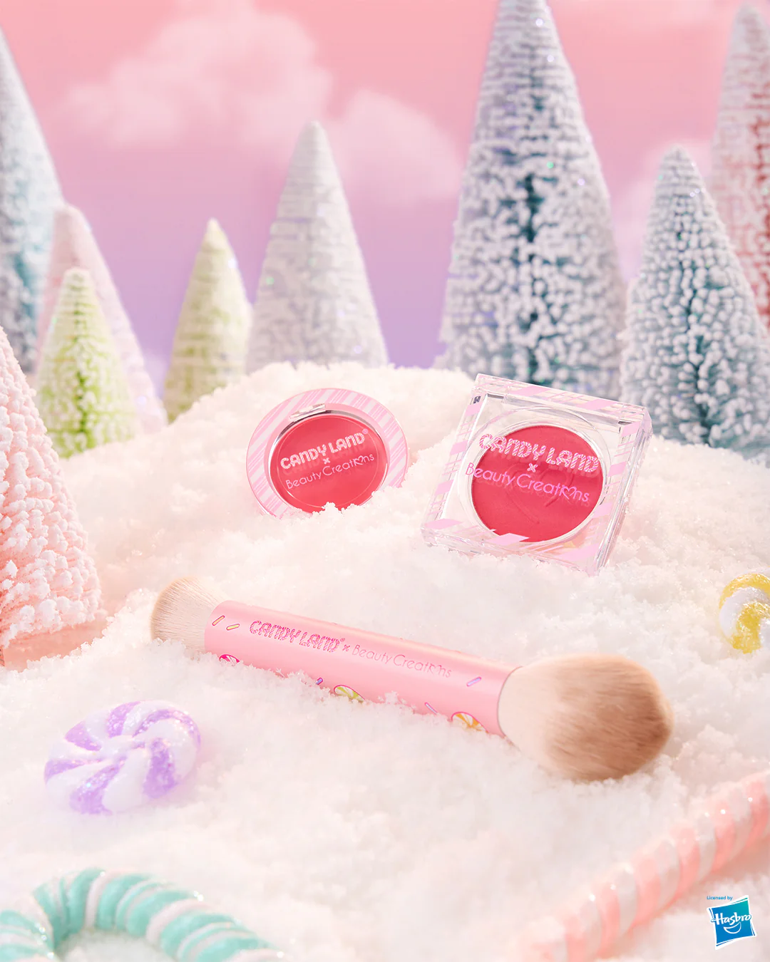 CANDY LAND - SET RUBOR EN CREMA Y POLVO + BROCHA - SWEET SWIRL