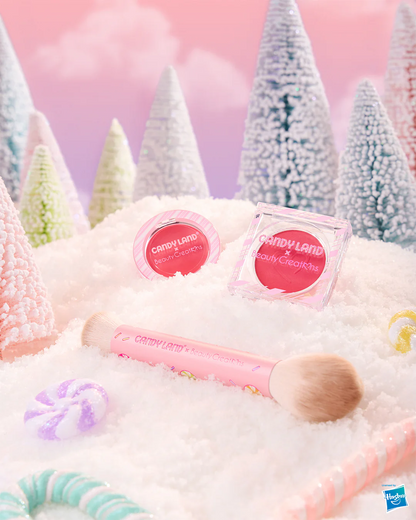 CANDY LAND - SET RUBOR EN CREMA Y POLVO + BROCHA - SWEET SWIRL
