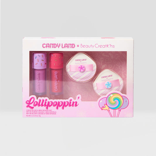 CANDY LAND - SET RUBOR LÍQUIDO + ESPONJA MINI - LOLLIPOPPIN