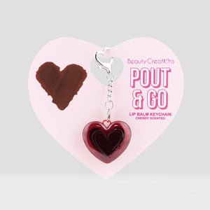 POUT & GO - LLAVEROS CON BÁLSAMO LABIAL - BEAUTY CREATIONS