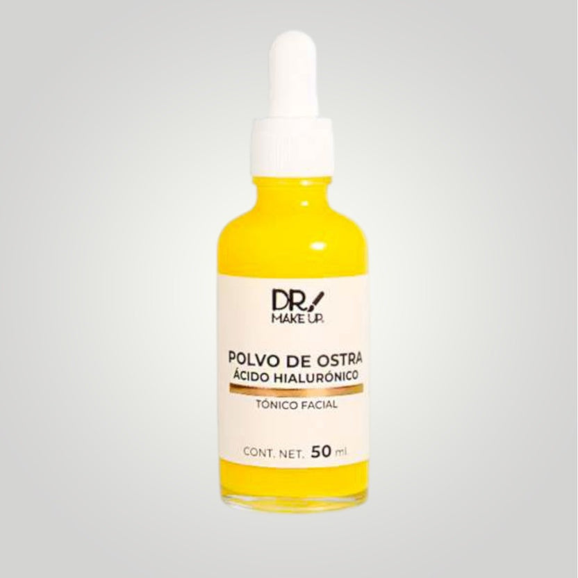 Tónico Facial Con Polvo De Ostra Y Ácido Hialurónico | Dr. Makeup