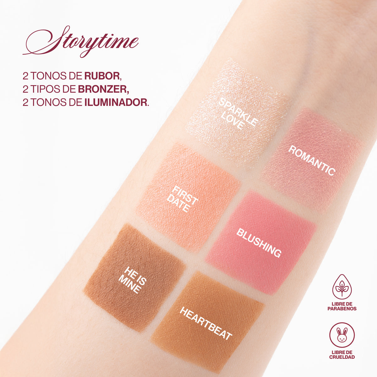 PALETA DE SOMBRAS STORYTIME | ATENEA