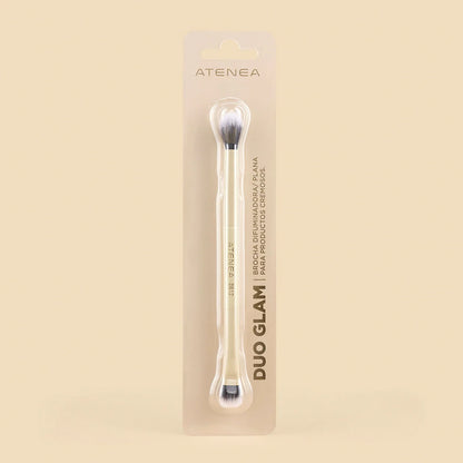 BROCHA DUO PLANA CREMA Y DIFUMINADORA| ATENEA