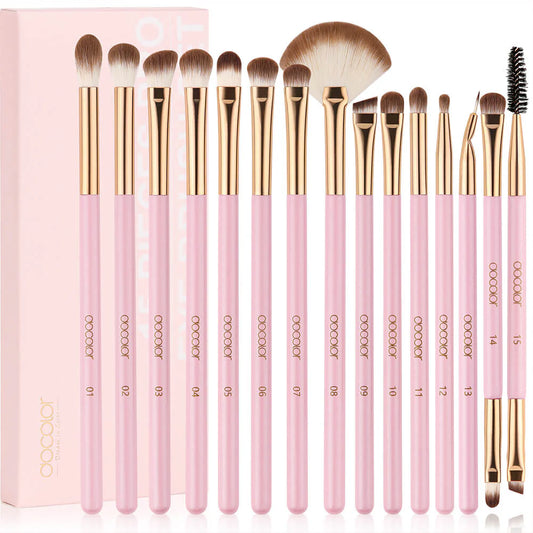 SET DE 15 BROCHAS - SOFT PINK - DO-N1517 - DOCOLOR