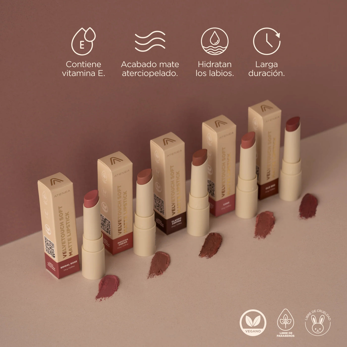 LABIAL VELVET EN BARRA | ATENEA