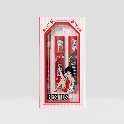 SET TRIO DE LABIALES - BESITOS | BETTY BOOP X BEAUTY CREATIONS